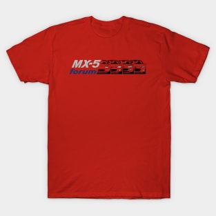 MX5-Forum logo Gris+Azul+Negro T-Shirt